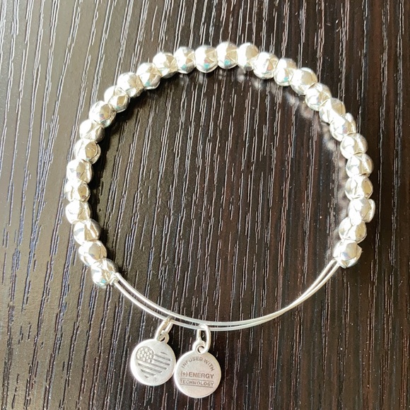 Alex and Ani silver beaded bracelet - Picture 2 of 4